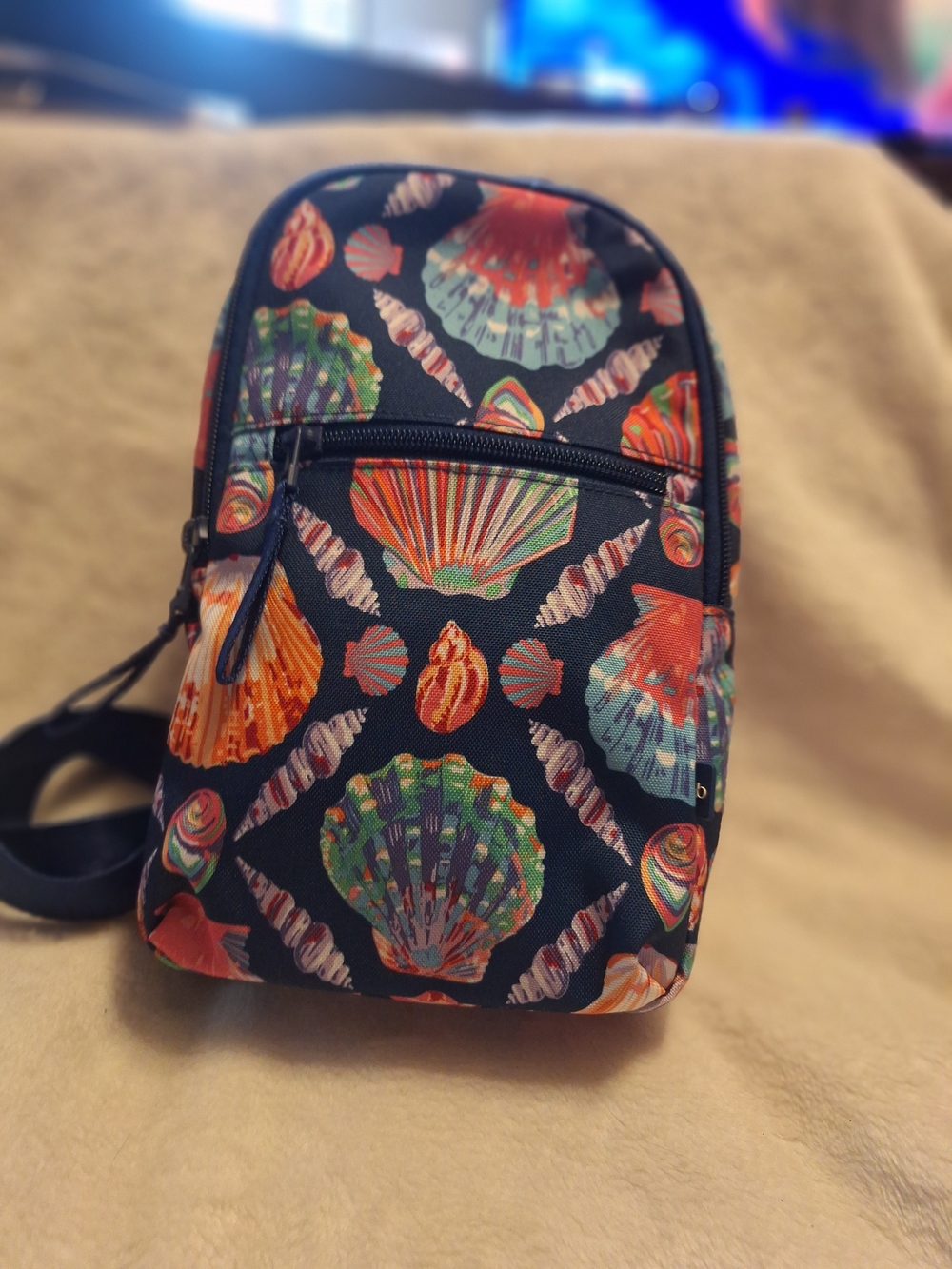 Vera Bradley Mini Sling Bag In Sea Shell Design RM# 156007